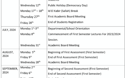 2023-2024 Amended Academic Calendar