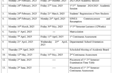 2024-2025 Approved Academic Calender